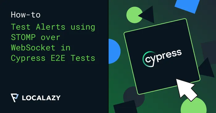 Test Alerts using STOMP over WebSocket in Cypress E2E Tests