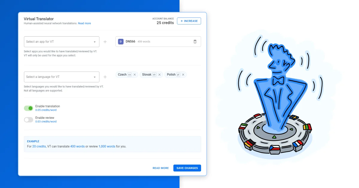 Learn more about Virtual Translator