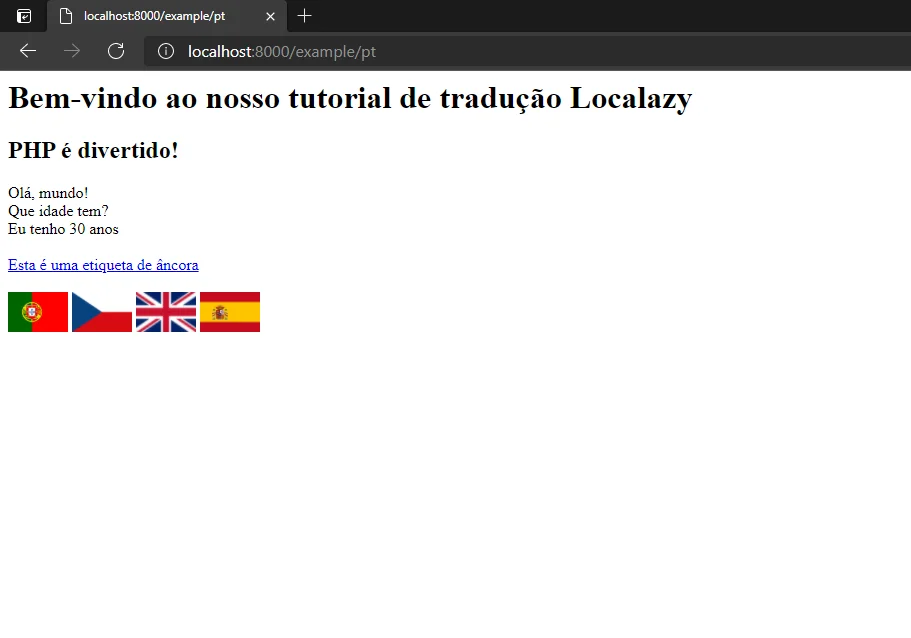 Portuguese demonstration