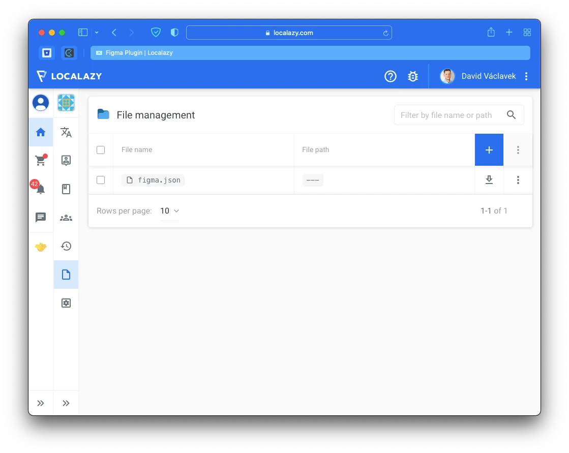 Localazy File management