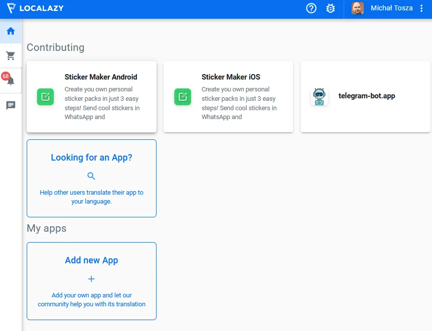 Localazy Translator Dashboard