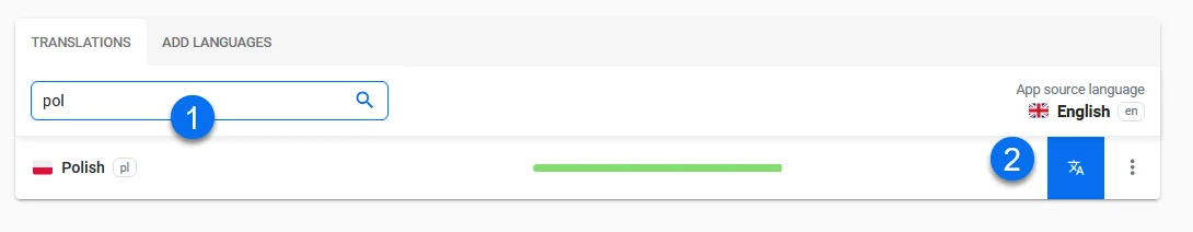 Localazy Translator Dashboard