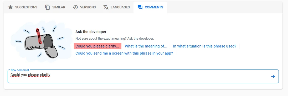 Localazy Translator Dashboard