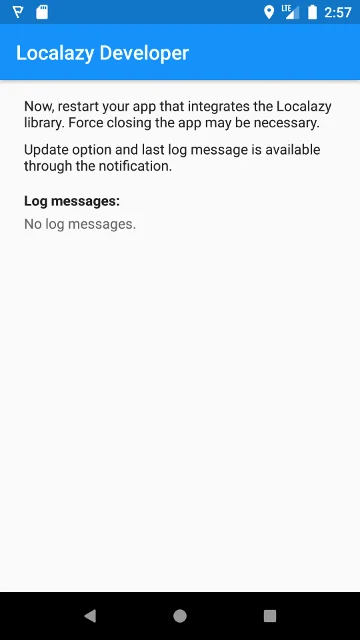 The Localazy Developer app is simple but powerful