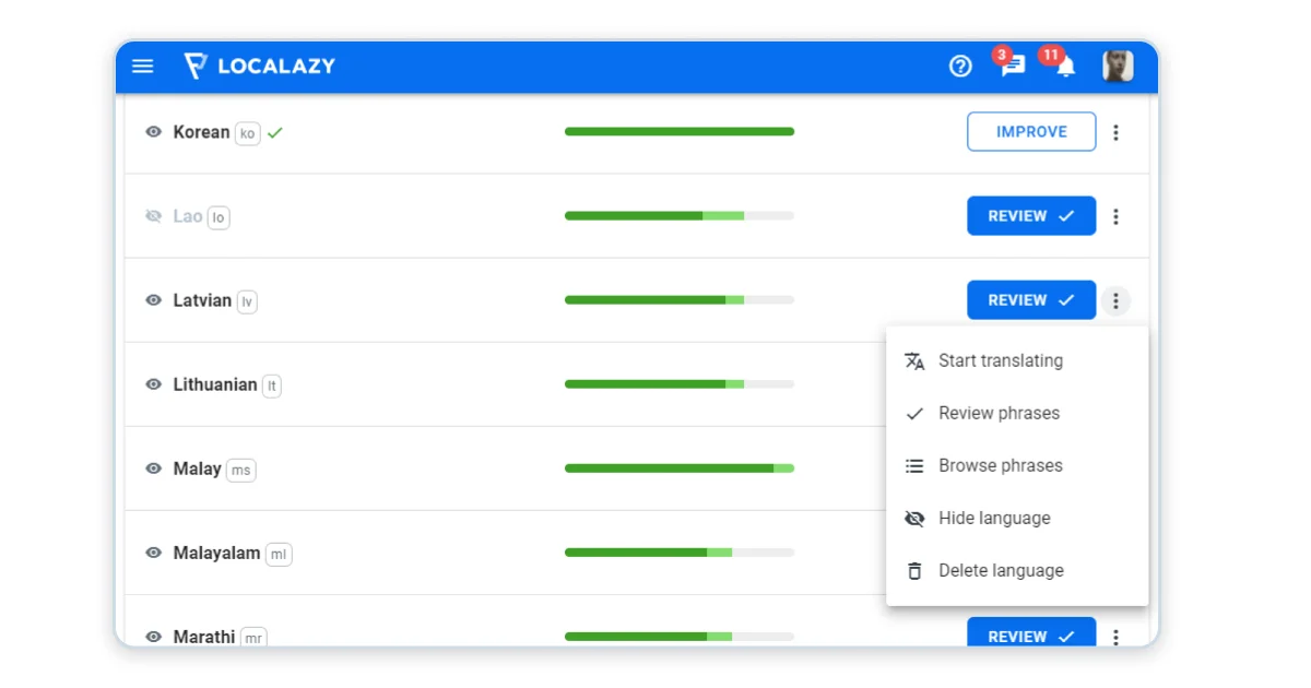 workflow update