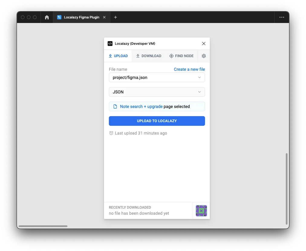 Select an existing file