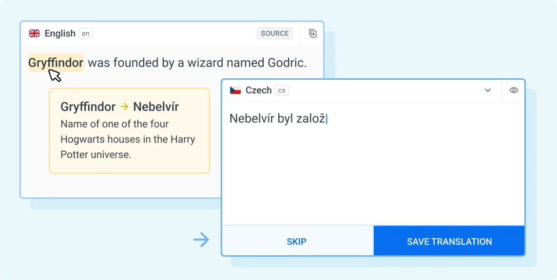 Localazy Glossary