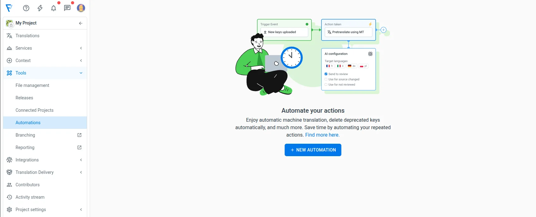 Creating new automation