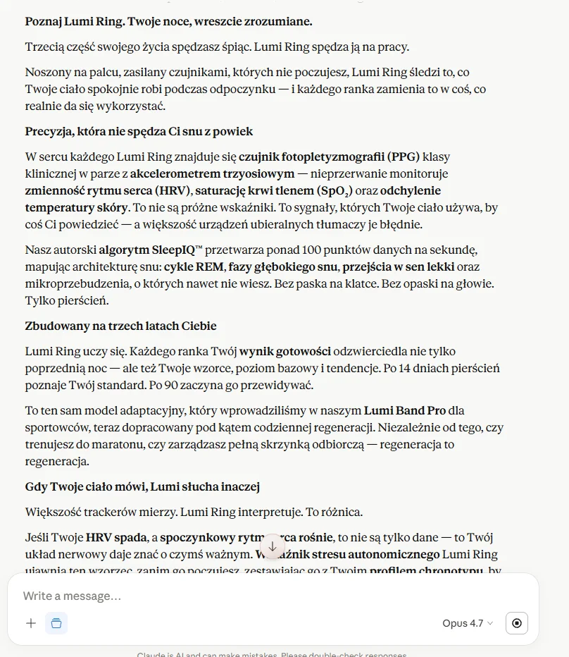 English to Polish translation in Claude Opus 4.7.