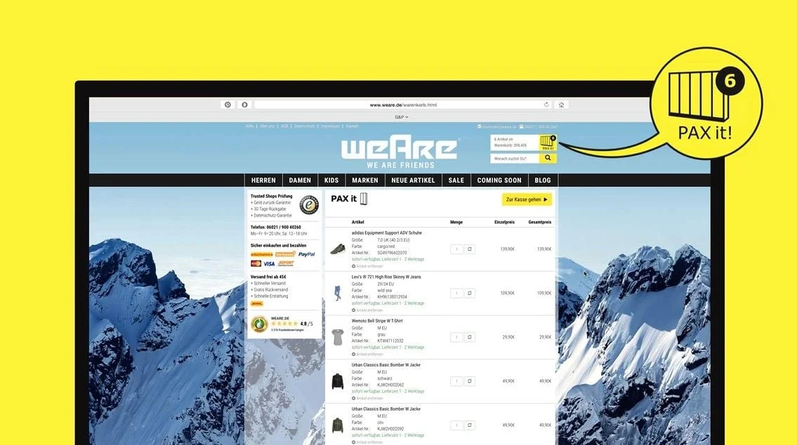 A collaboration between IKEA's PAX system and the German streetwear online shop WeAre.de.