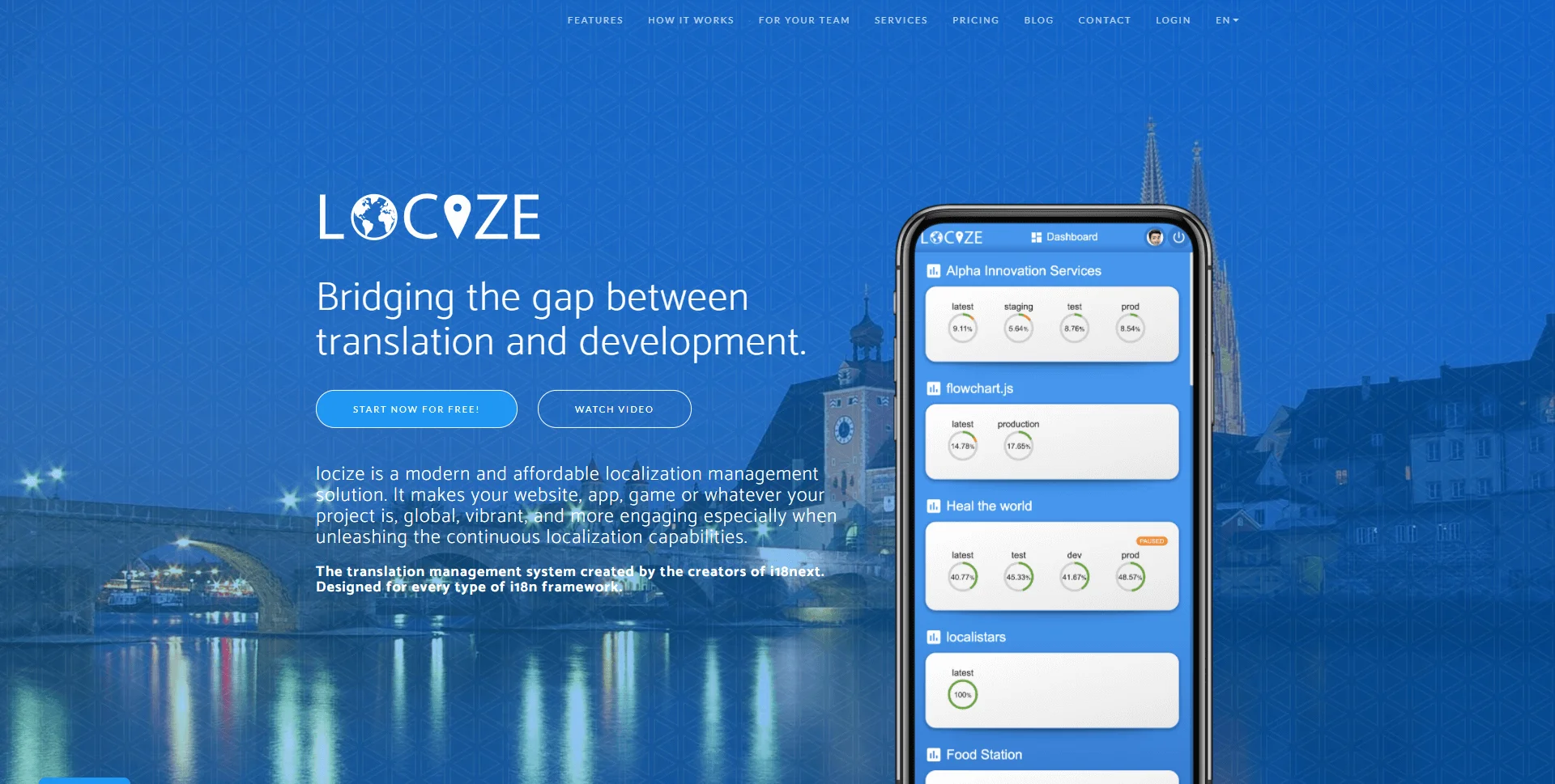 Locize.com Homepage