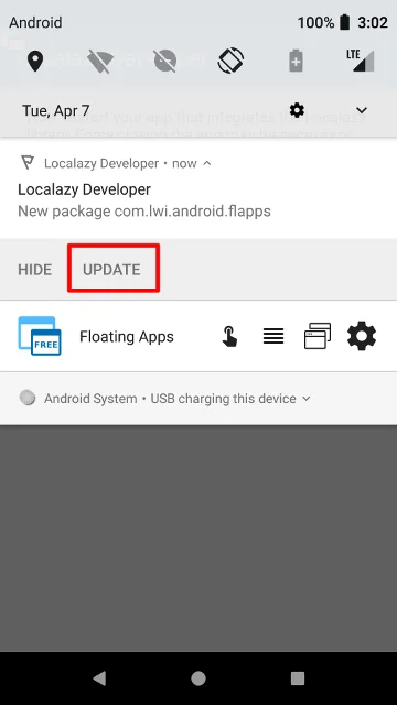 Force update of strings of your app