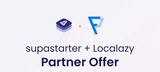 Supastarter + Localazy Partner Offer