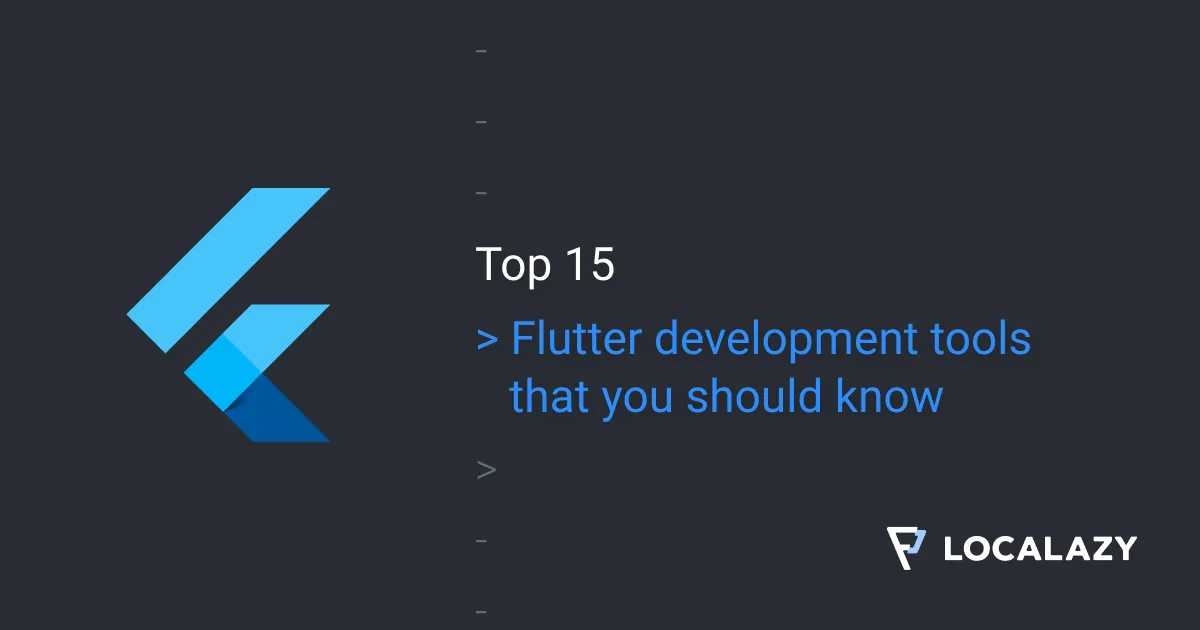 Illustration of Top 15 Flutter Tools that you should know