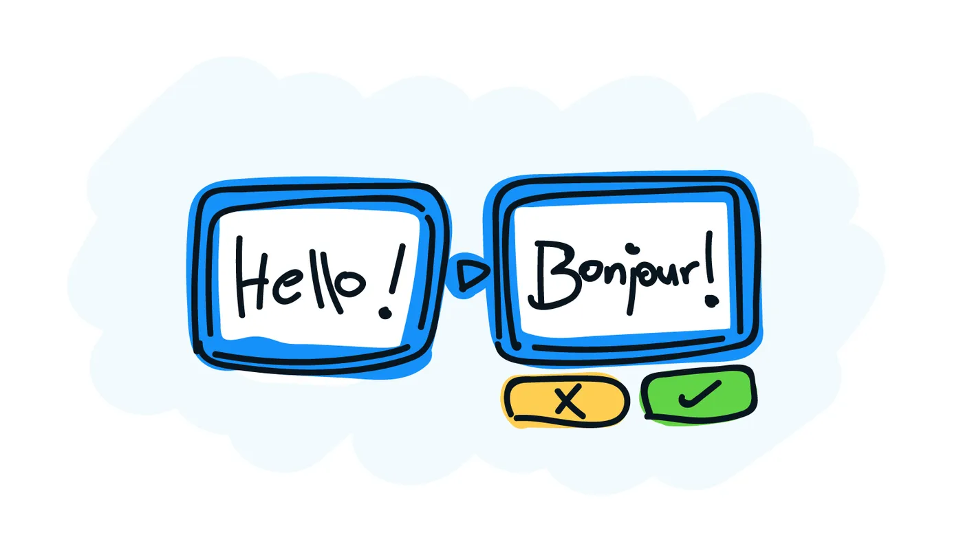 Illustration of Invest Into Quality of your App, Including Translations