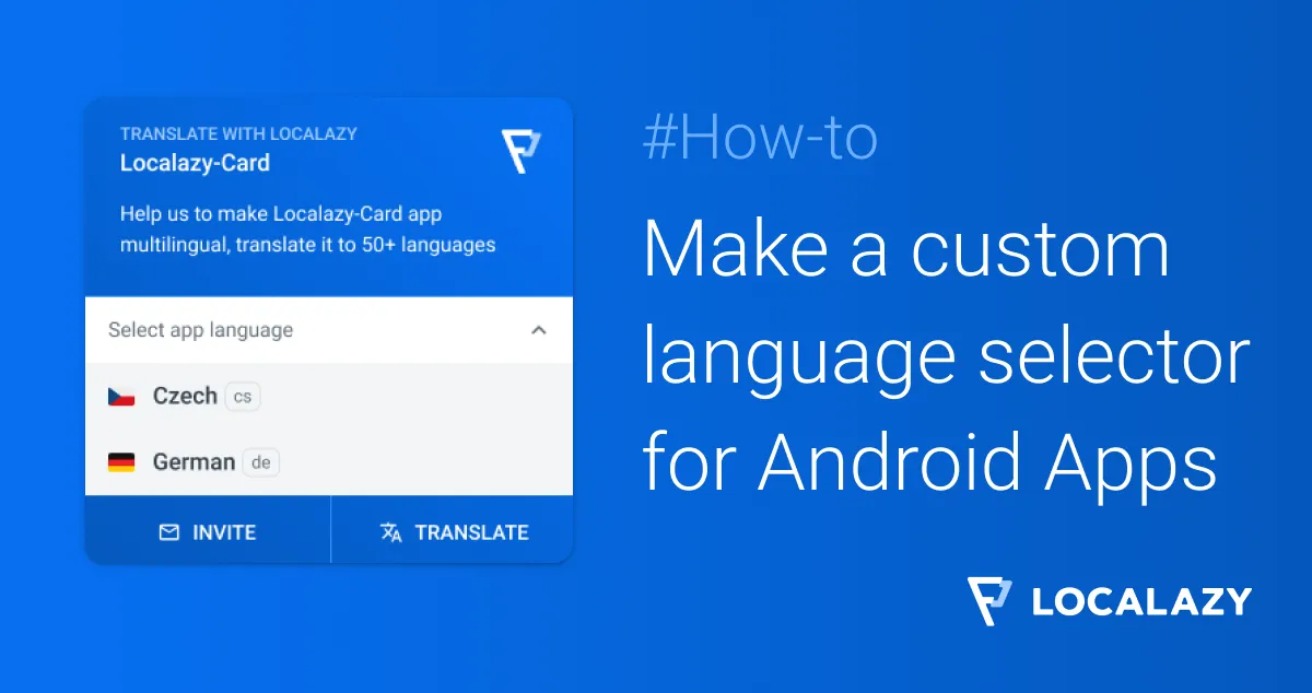 Illustration of How to create a custom language selector for Android apps