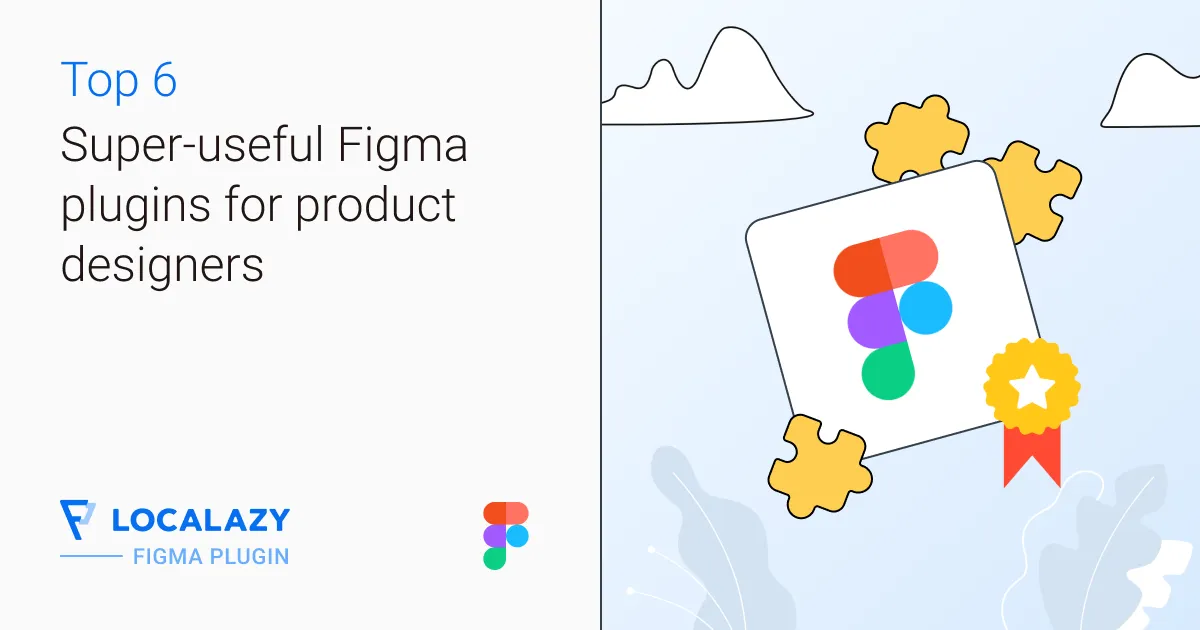 Illustration of 6 super-useful Figma plugins for product designers