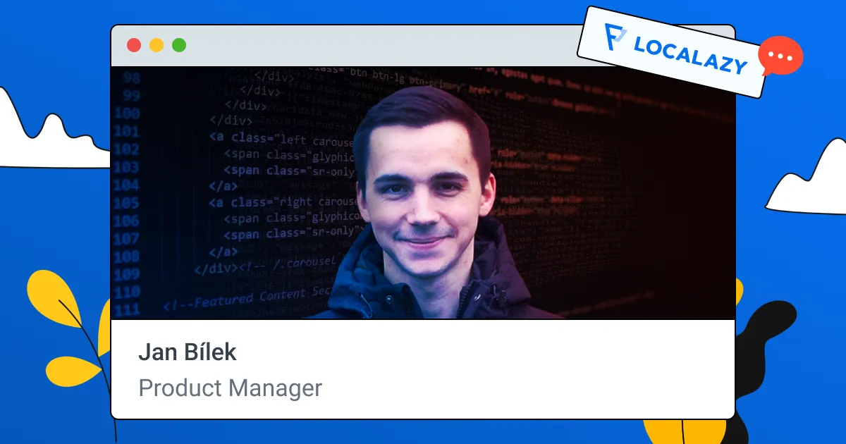 Illustration of Meet The Localazy Team: Jan Bílek, Product Manager