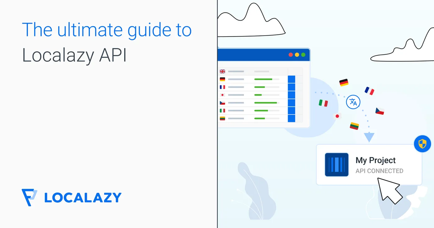Illustration of The ultimate guide to Localazy API