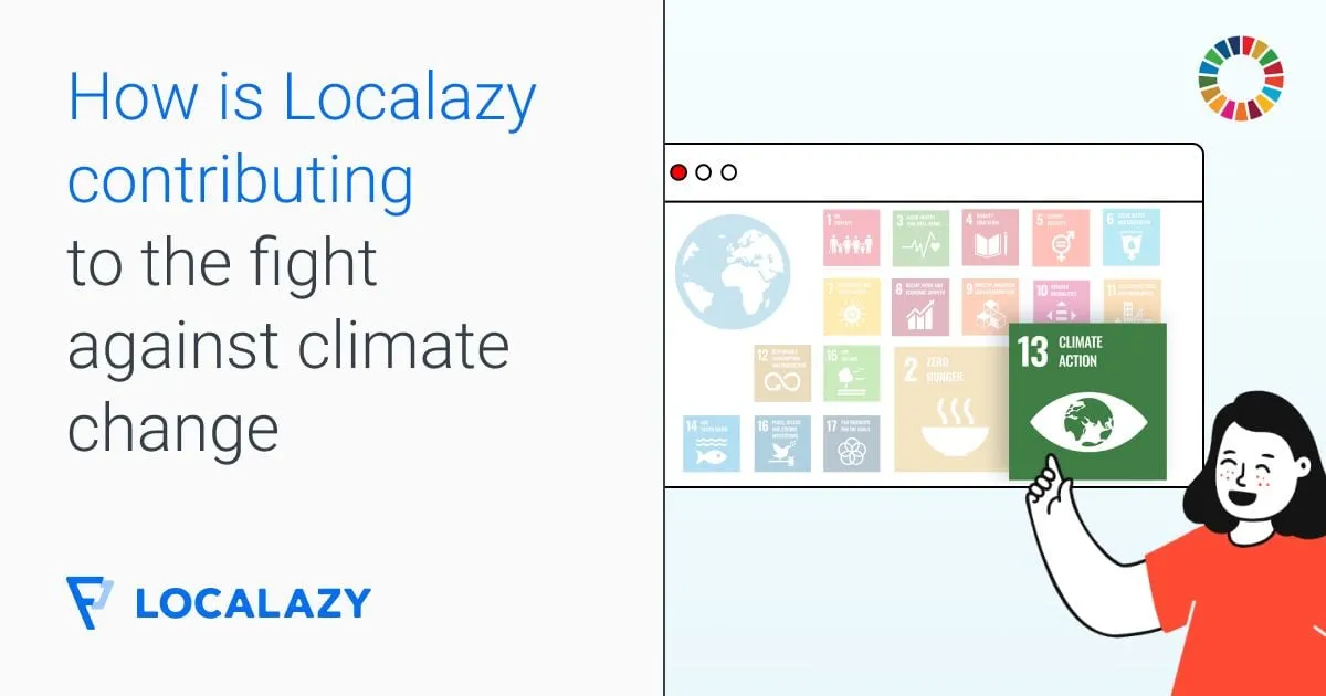 Illustration of How is Localazy contributing to the fight against climate change?
