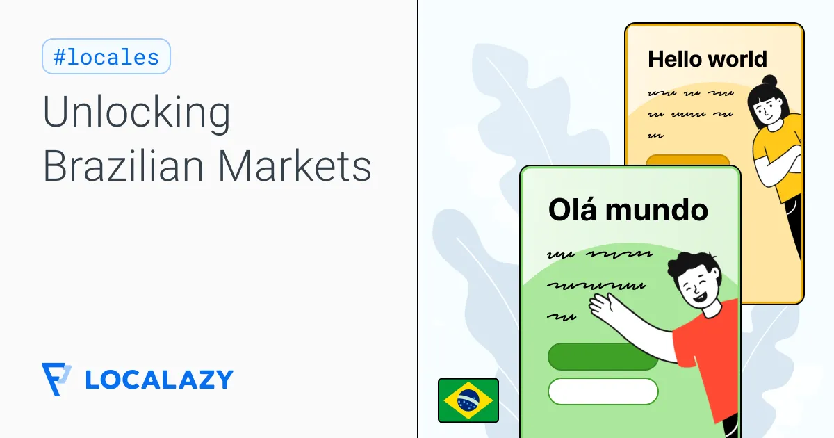 Illustration of Unlocking the Brazilian market: the importance of accuracy in English to Brazilian Portuguese translation