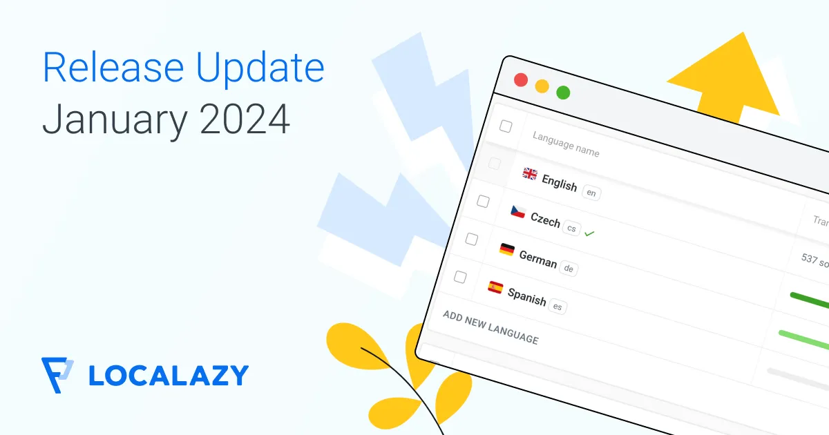 Illustration of Release Update: January 2024 Improvements & Fixes
