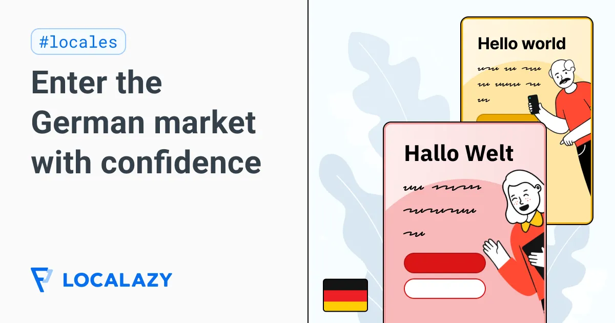 Illustration of German localization fundamentals: Enter this prosperous European market with confidence