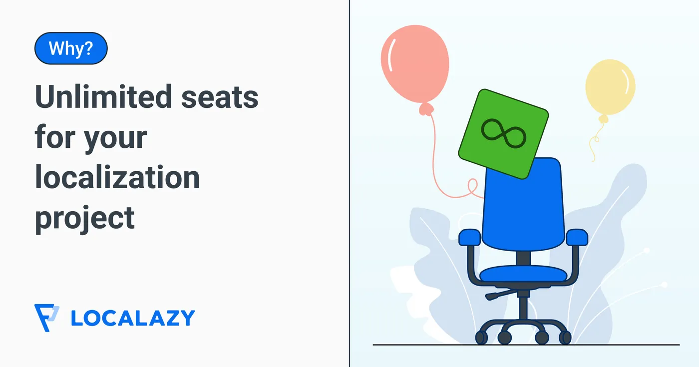 Illustration of Why Localazy doesn't charge you for extra seats