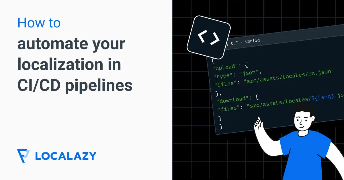 Illustration of How to automate your localization in CI/CD pipelines