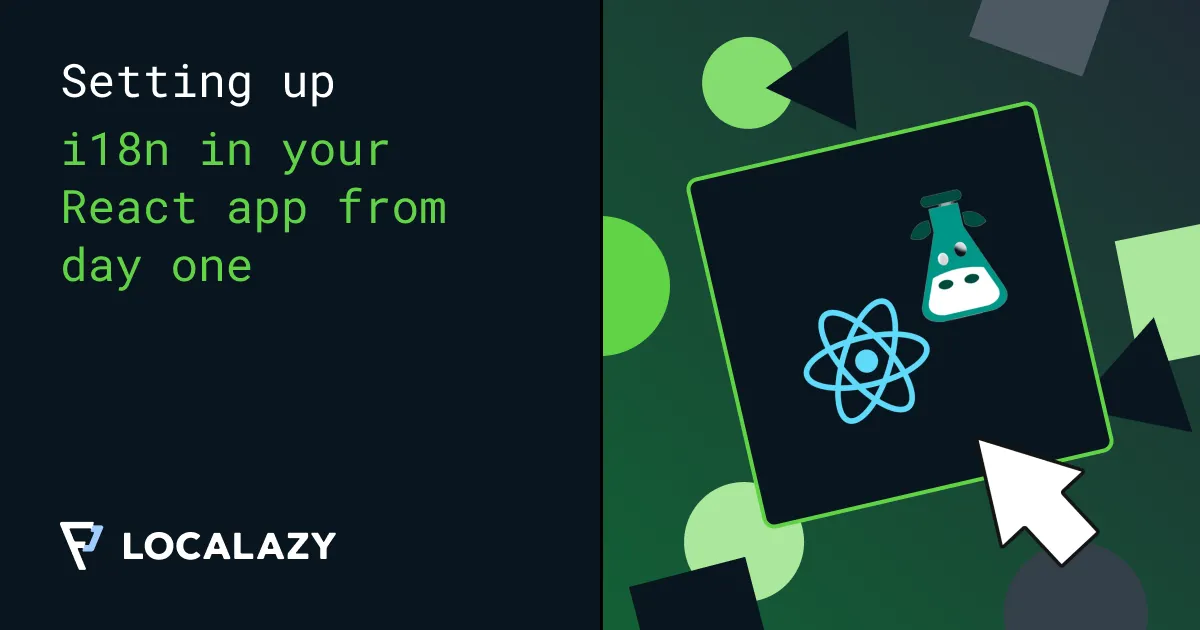 Illustration of Setting up i18n in your React app from day one
