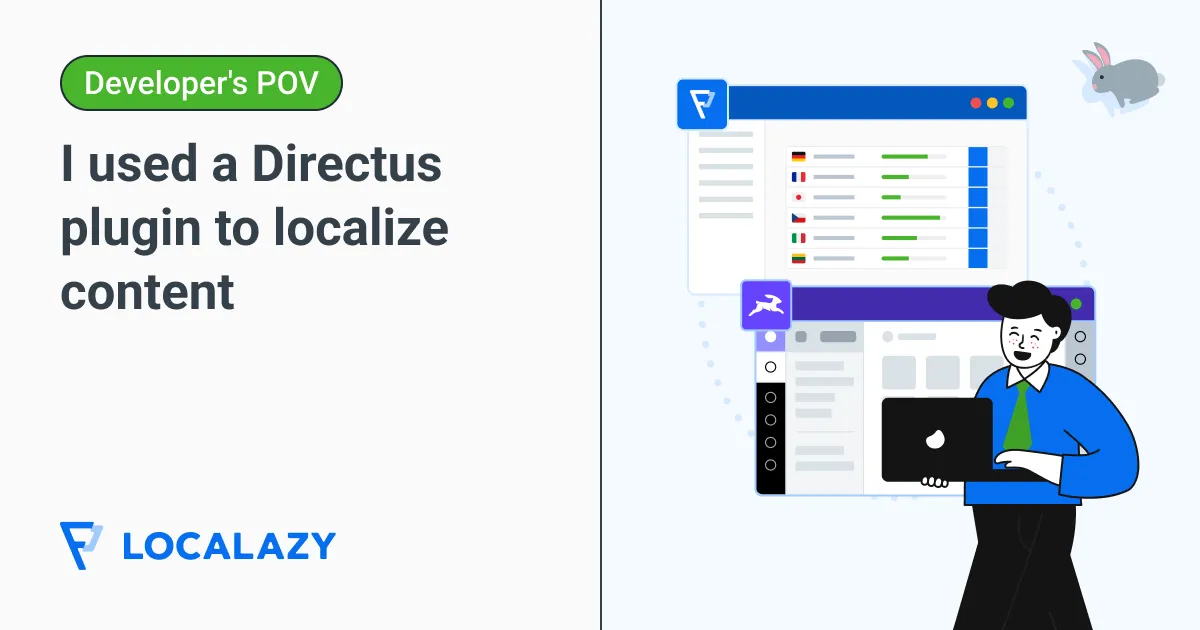 Illustration of I used a Directus plugin to localize content: Pros, cons & full process