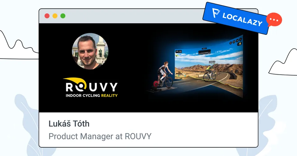 Illustration of Case Study: 🚴 ROUVY's Tour de localization with Localazy
