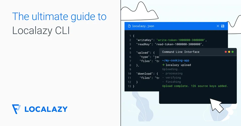 Illustration of How to use Localazy CLI to streamline your localization workflow