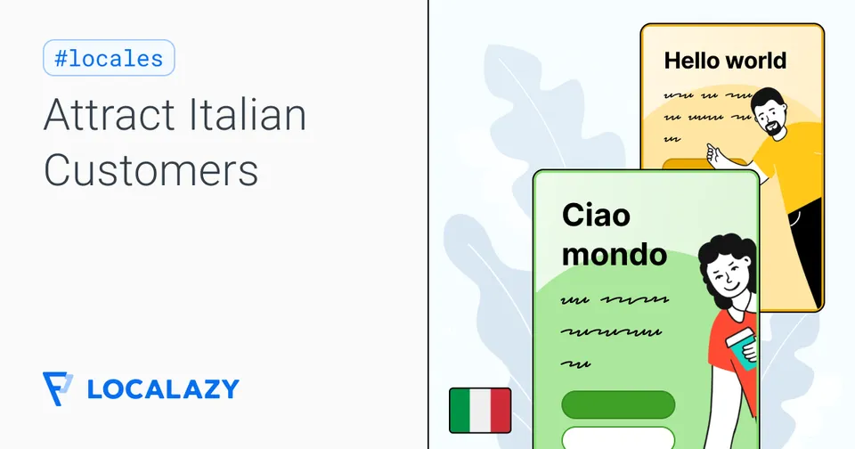 Illustration of Destination Italy: How to attract Italian customers with the help of localization