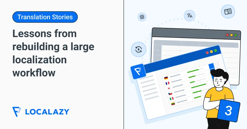 Illustration of AI is a bad boss, spreadsheets crash: Lessons from rebuilding a large localization workflow