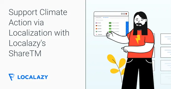 Support Climate Action via Localization with Localazy's Shared Translation Memory 🌍