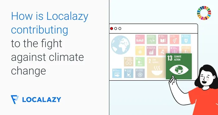 How is Localazy contributing to the fight against climate change?