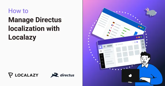 Illustration of Guide to Directus localization with Localazy