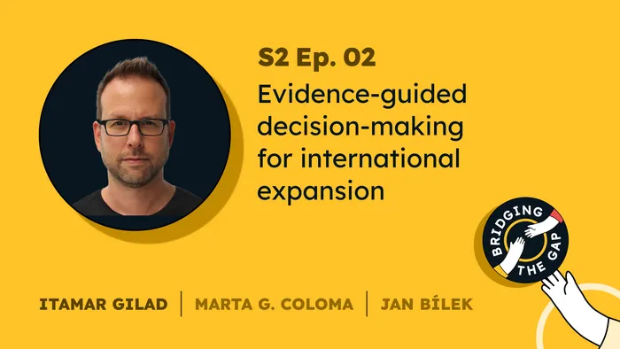 Illustration of Evidence vs opinion: How to avoid launching on gut feeling alone | Bridging the Gap Podcast, S02 EP02