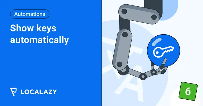 Illustration of Automations Series: Show keys automatically