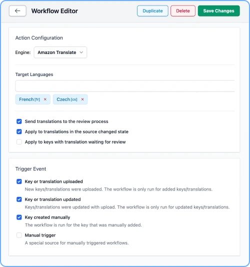 Translation on Autopilot