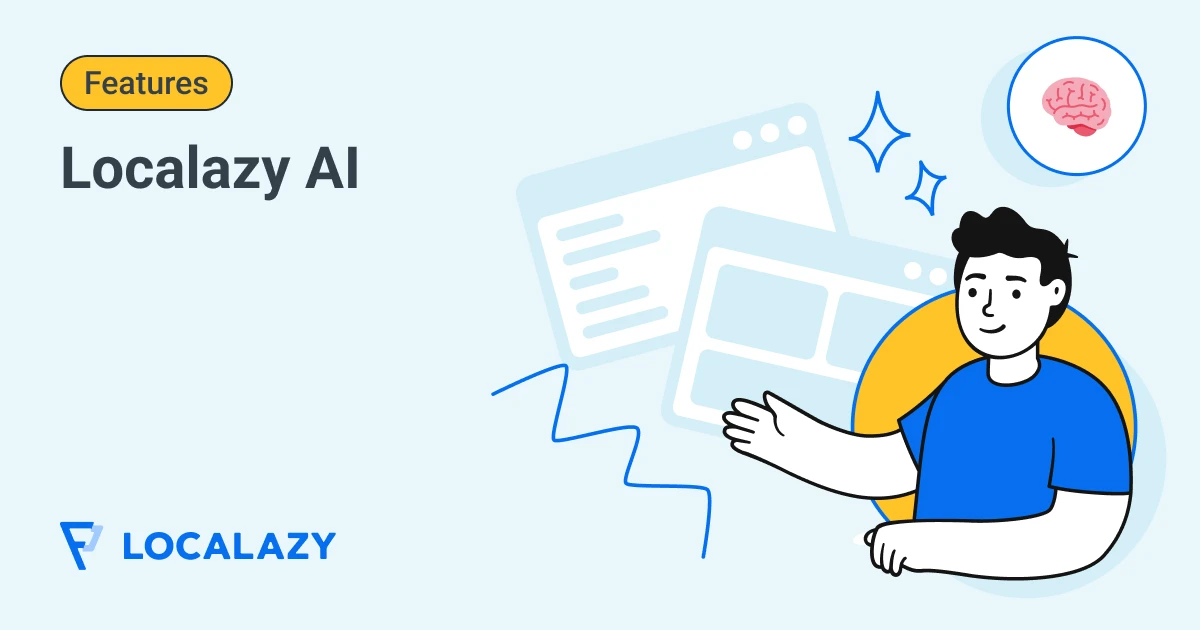 Localazy AI website preview